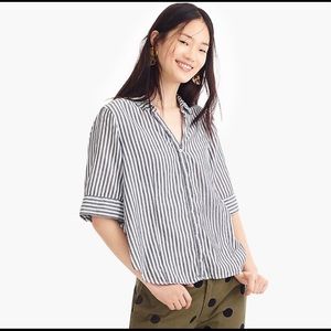 J. Crew Short Sleeve Button Up